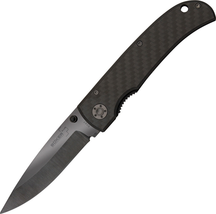 Boker Plus Anti-Grav High Tech Ceramic & Black Carbon Fiber Folding Pocket Knife - P01BO036