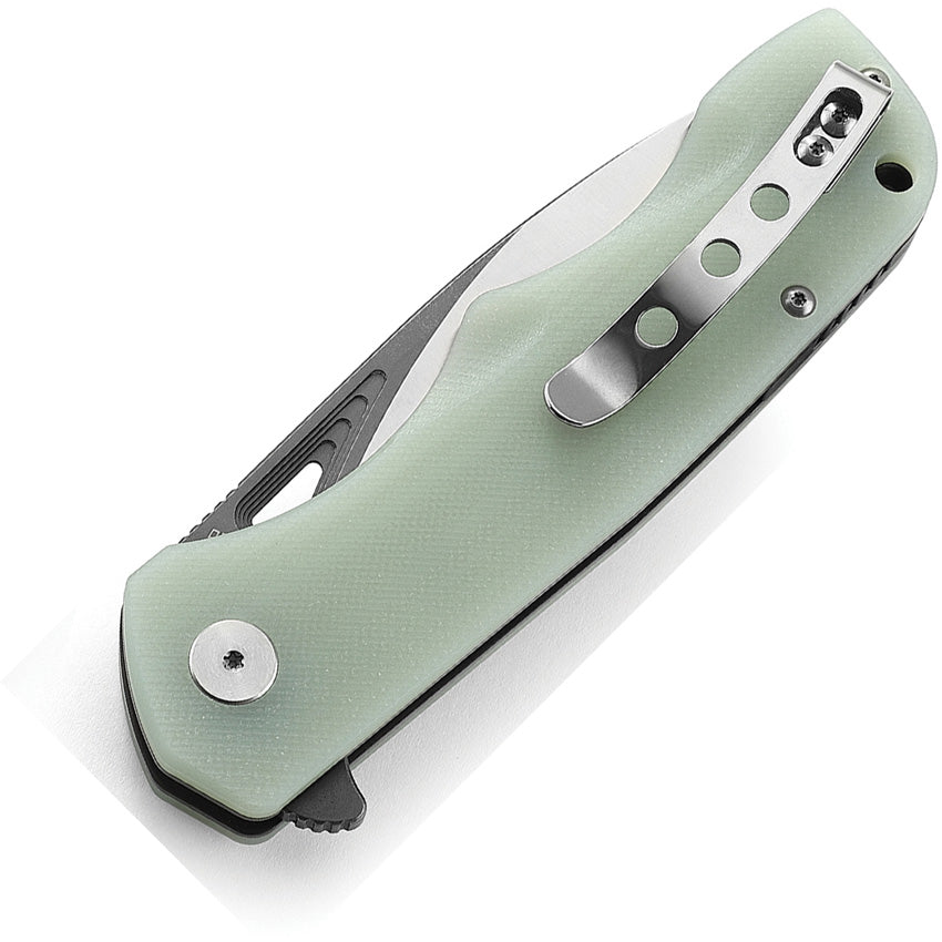 Bestech Knives Airstream Pocket Knife Linerlock Jade G10 Folding D2 Steel 47I