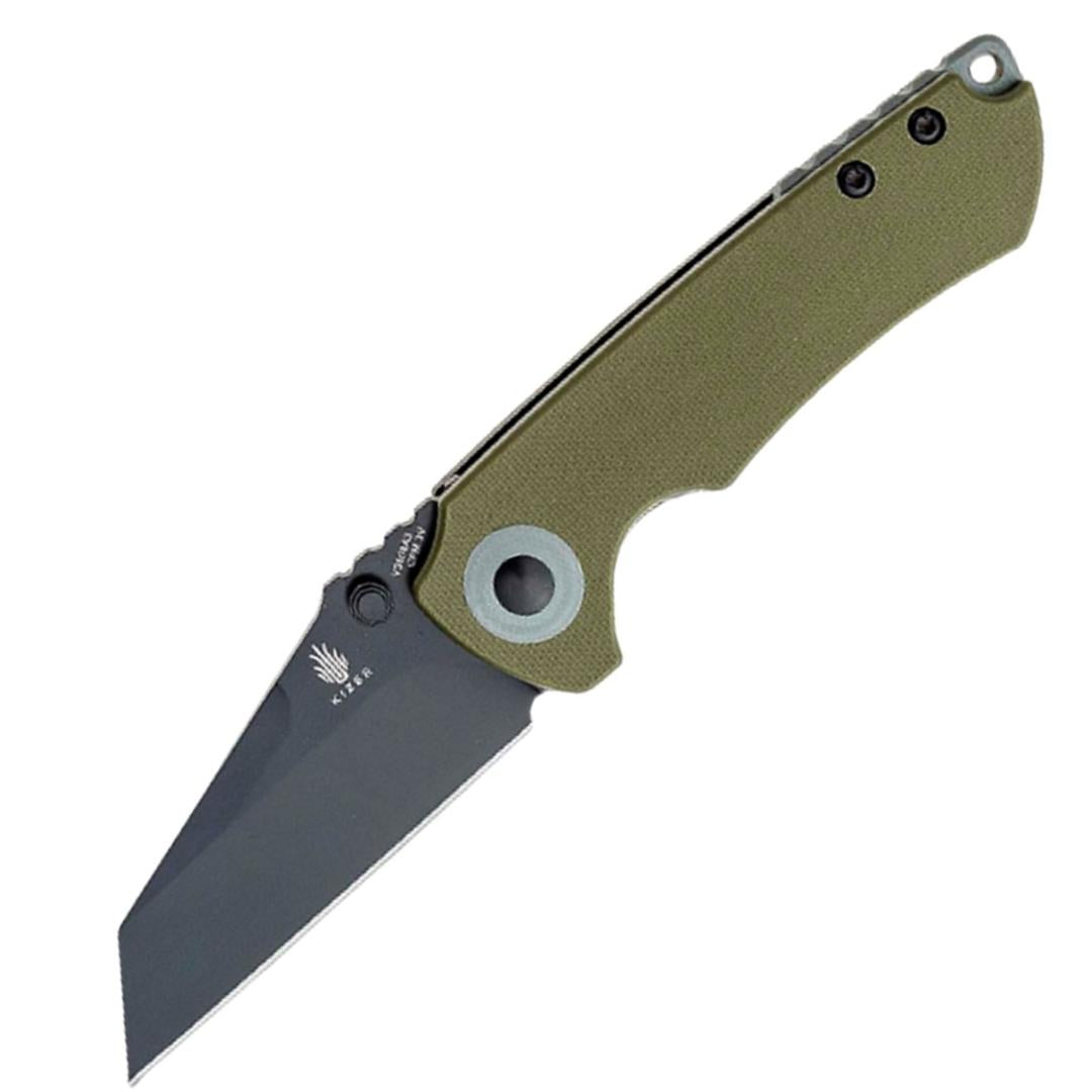 Kizer Cutlery Critical Mini Pocket Knife Green G10 Folding CPM-3V Blade 3508A3