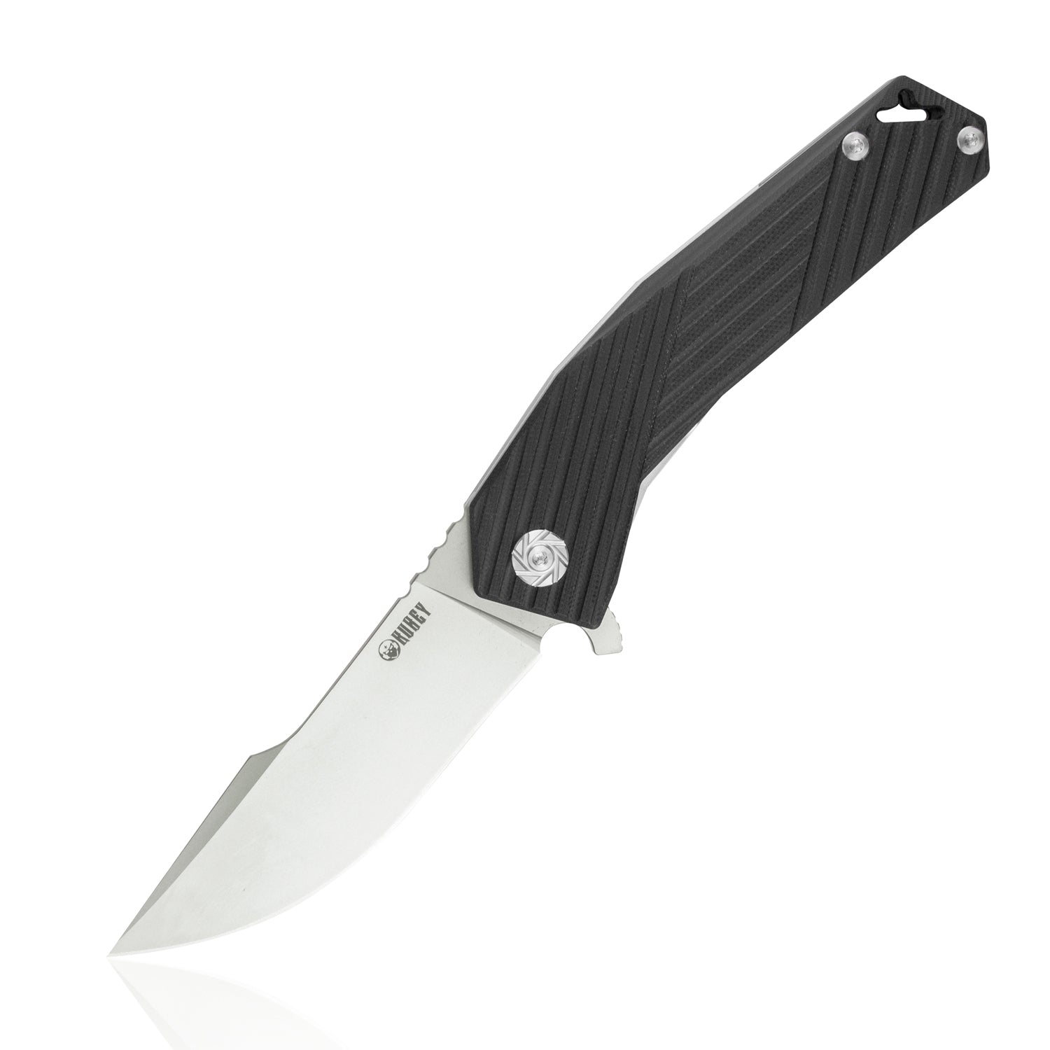 Kubey Black 234 G10 Linerlock Folding D2 Pocket Knife 234a