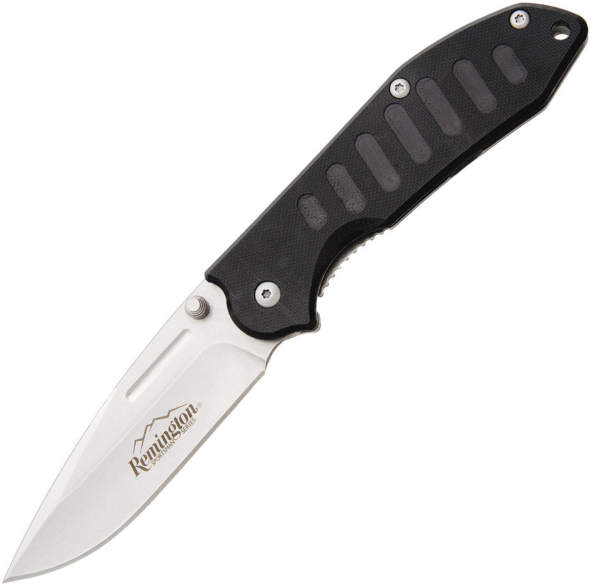 Remington Pic-Lokt Framelock Large Black Folding Pocket Knife 11512