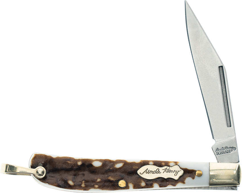 Schrade Uncle Henry Roadie Staglon Folding Pocket Knife 1135995