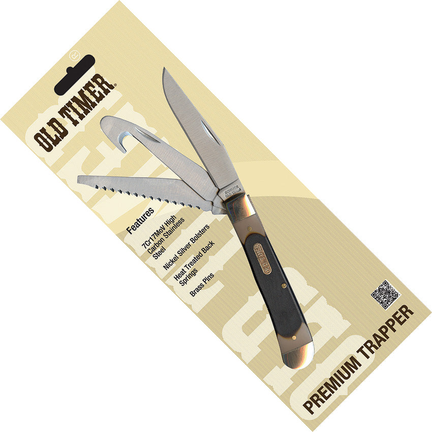 Schrade Old Timer Premium Trapper Folding Pocket Knife 69otcp