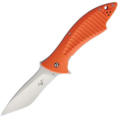 V NIVES 15FRNPOR Deplorable Linerlock Knife Orange