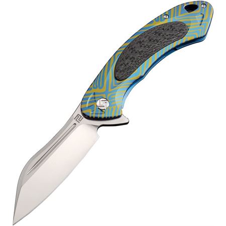 Artisan Knives 1818GBU03 Immortal Framelock Knife Blue