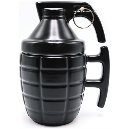 Caliber Gourmet 1069 Grenade Mug With Lid