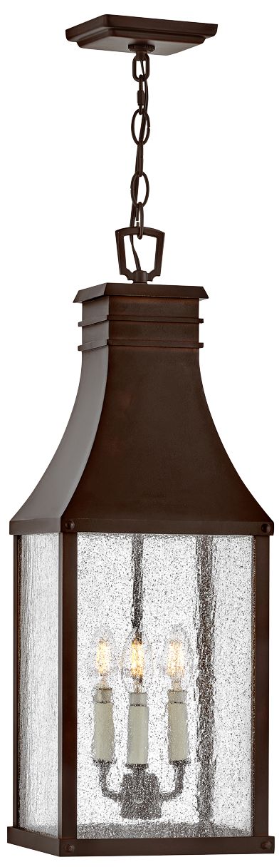 Outdoor Beacon Hill-Medium Hanging Lantern-Blackened Copper