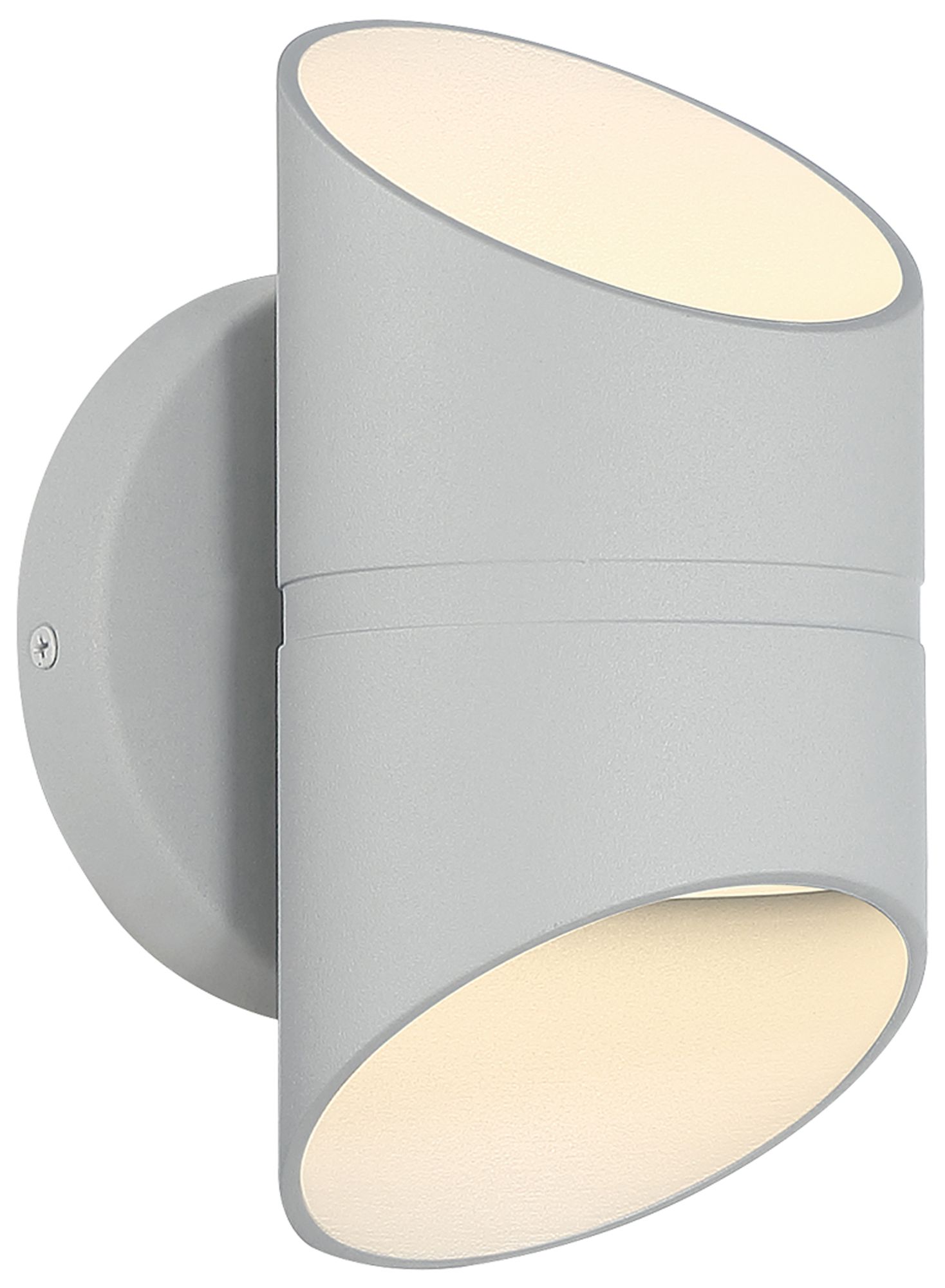 Marino Short Bi-Directional Outdoor LED Wall Mount - Satin