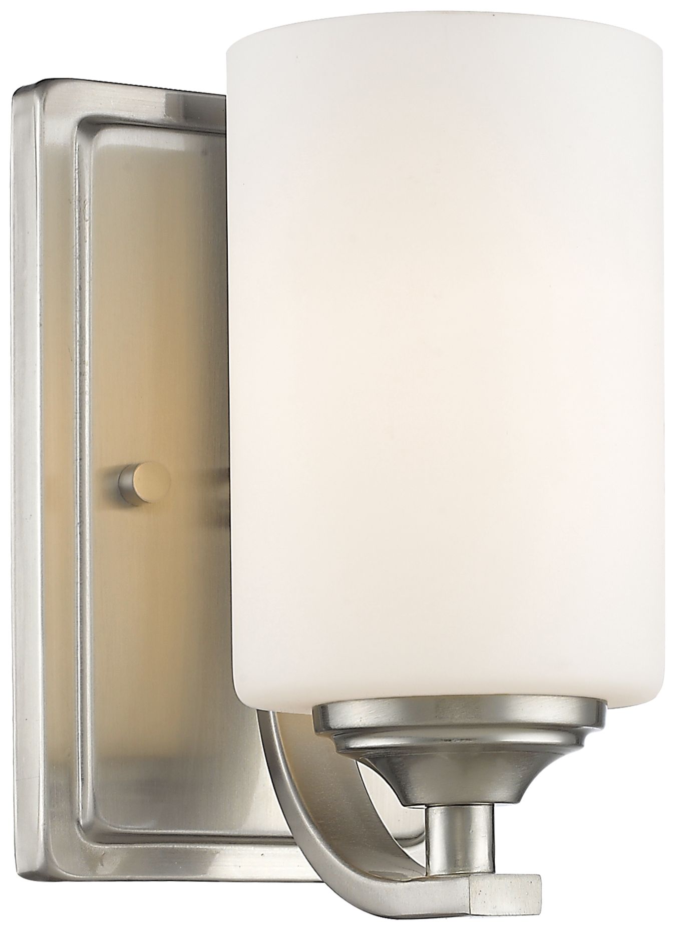Bordeaux by Z-Lite Brushed Nickel 1 Light Wall Sconce