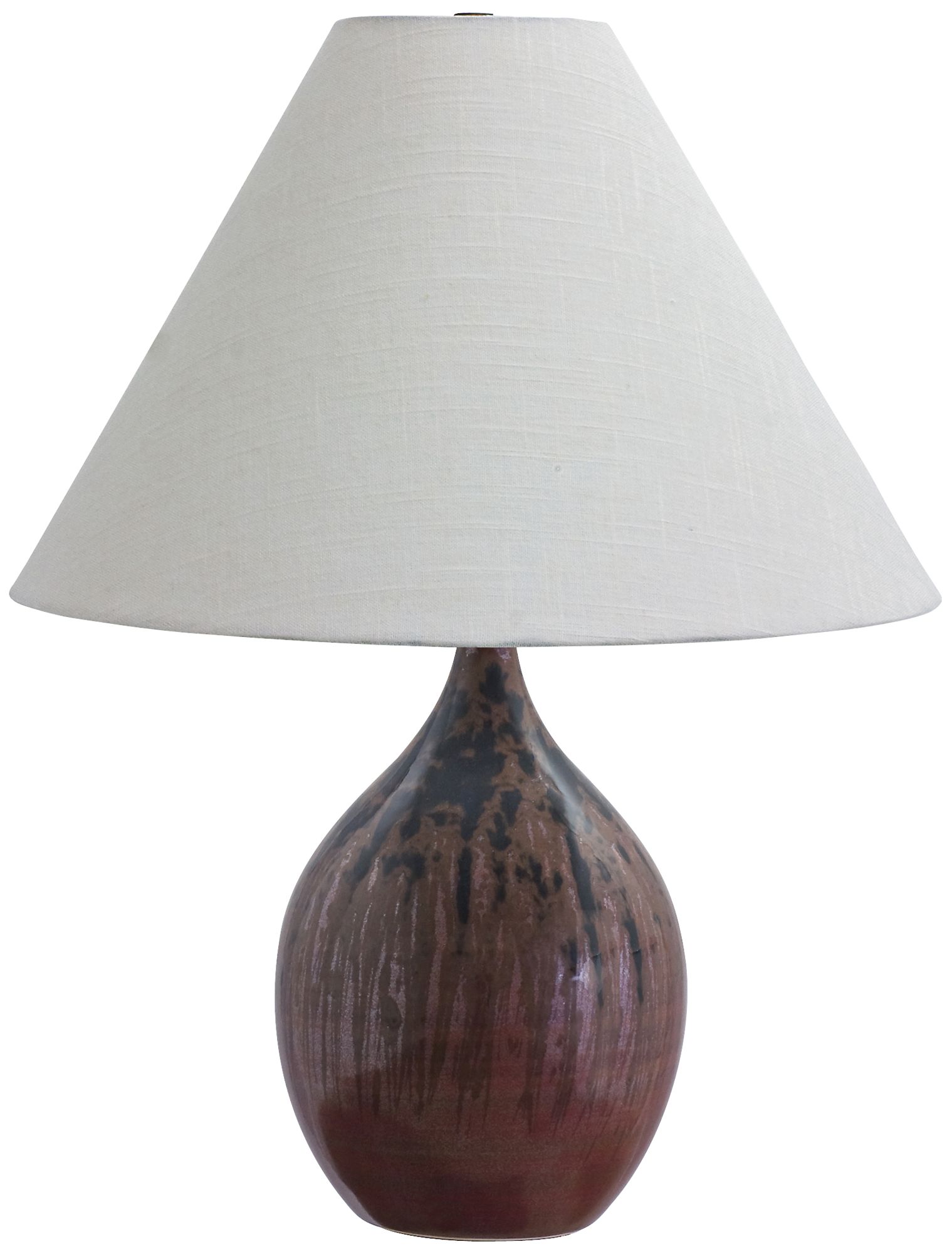 Scatchard Stoneware 22 1/2" High Decorative Red Table Lamp