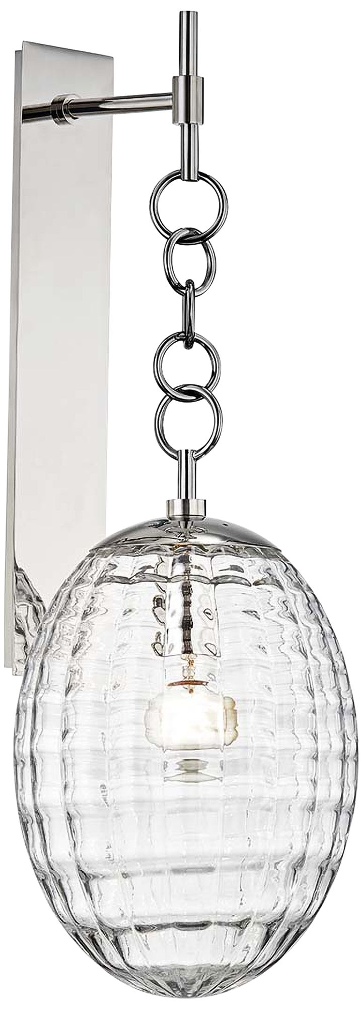 Hudson Valley Venice 24" High Polished Nickel Wall Sconce