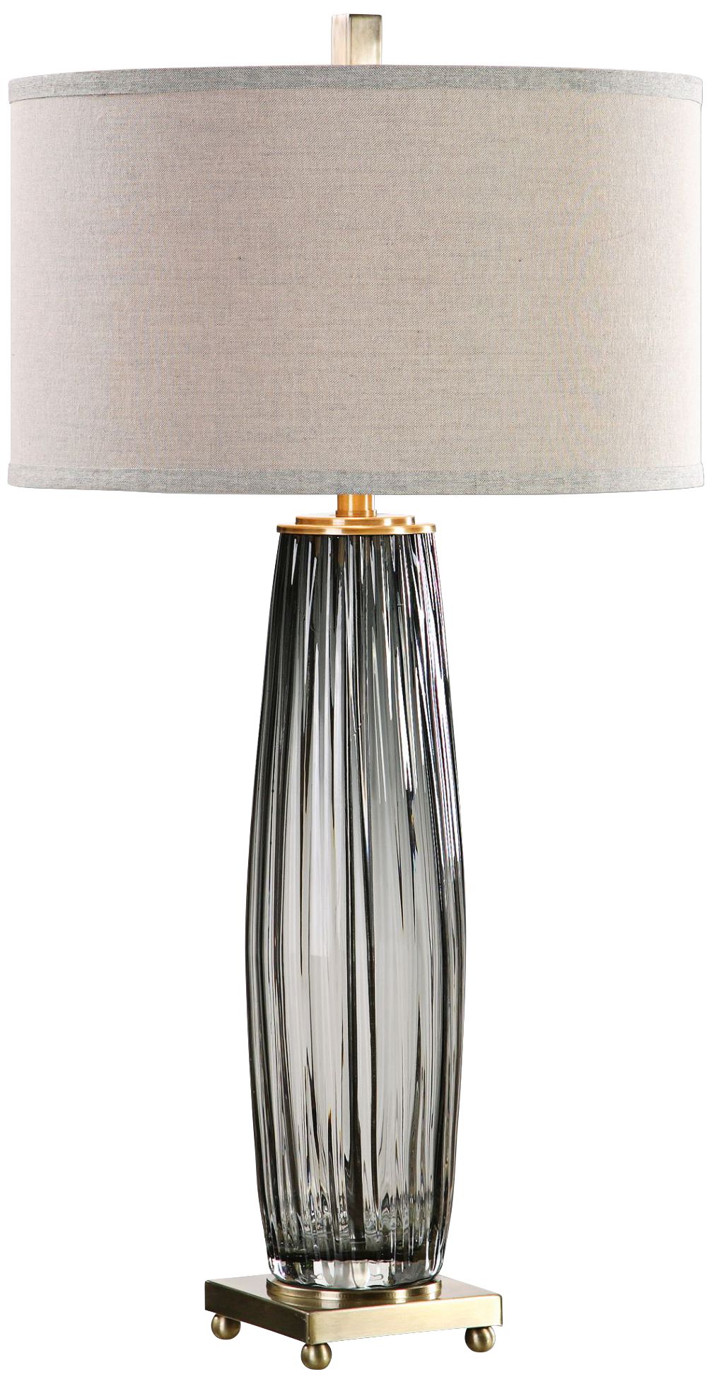 Uttermost Vilminore Grooved Glass Table Lamp