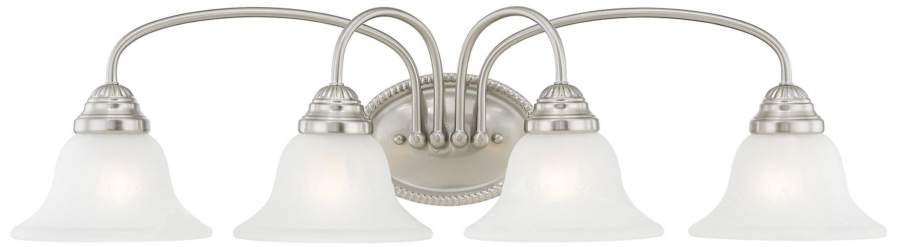 Edgemont 4-Light Brushed Nickel Bell Vanity Light