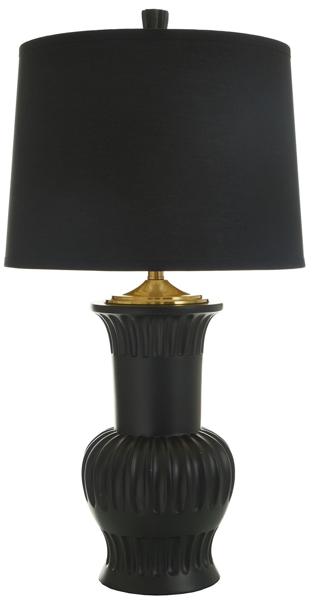 Dann Foley 34.25" High Black Urn Form Table Lamp