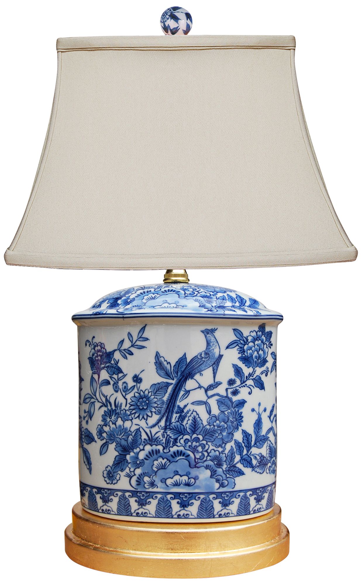 Sirah 19 1/2"H Blue White English Oval Urn Accent Table Lamp