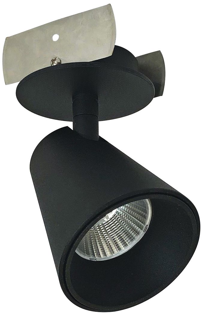 iPoint 1" Black 3000K Cone LED Spot Light for Nora Housing Systems