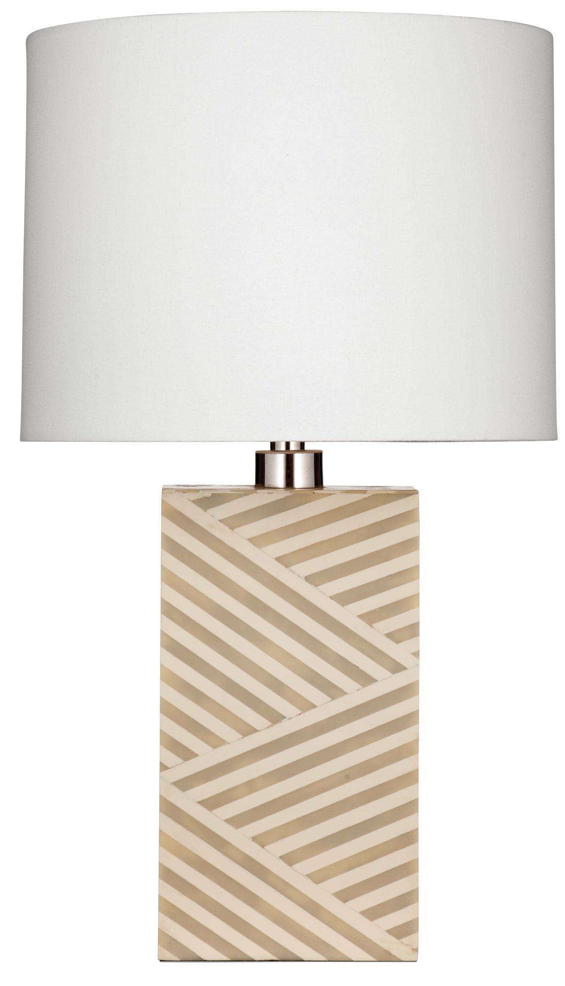 Gordon 24" Boho Styled White Table Lamp