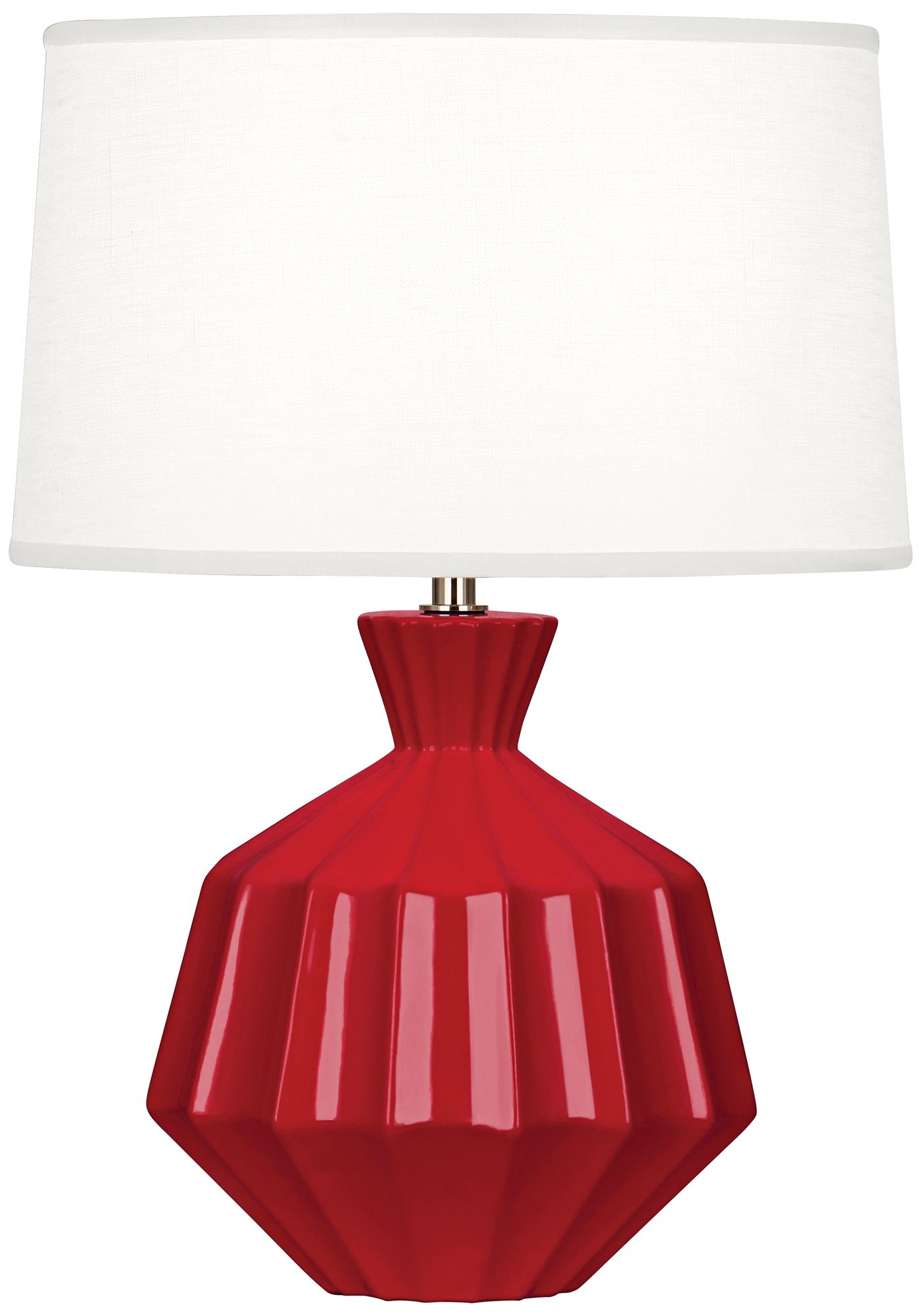 Robert Abbey Orion 17 3/4"H Ruby Red Ceramic Accent Lamp