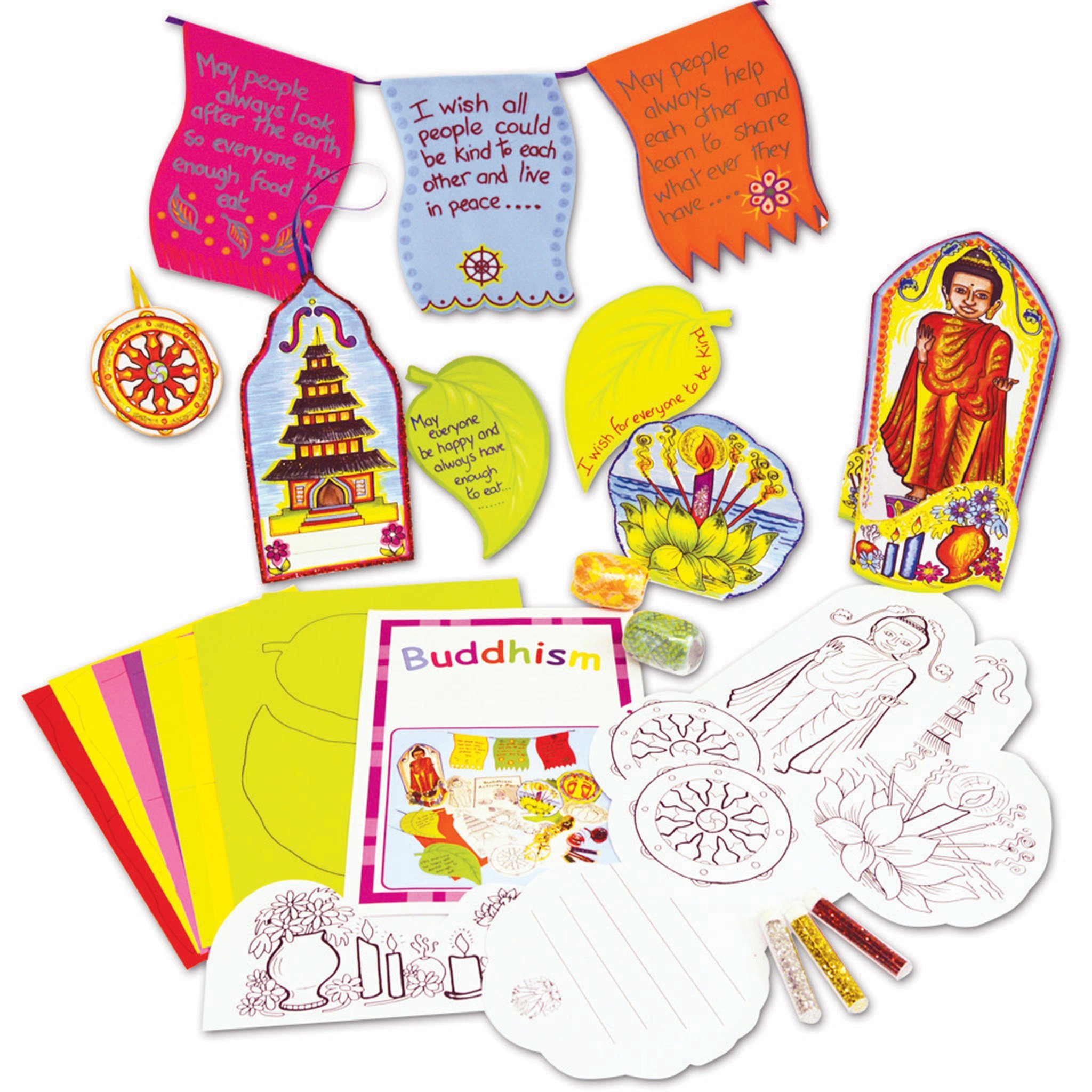 Buddhism Craft Activity and Learning Resource Pack KS1 KS2