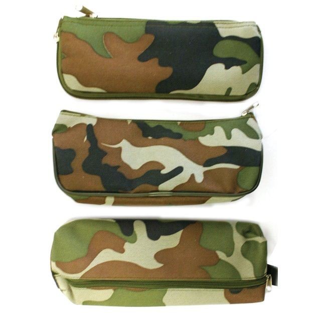 Combat Design Forest Camouflage Pencil Case