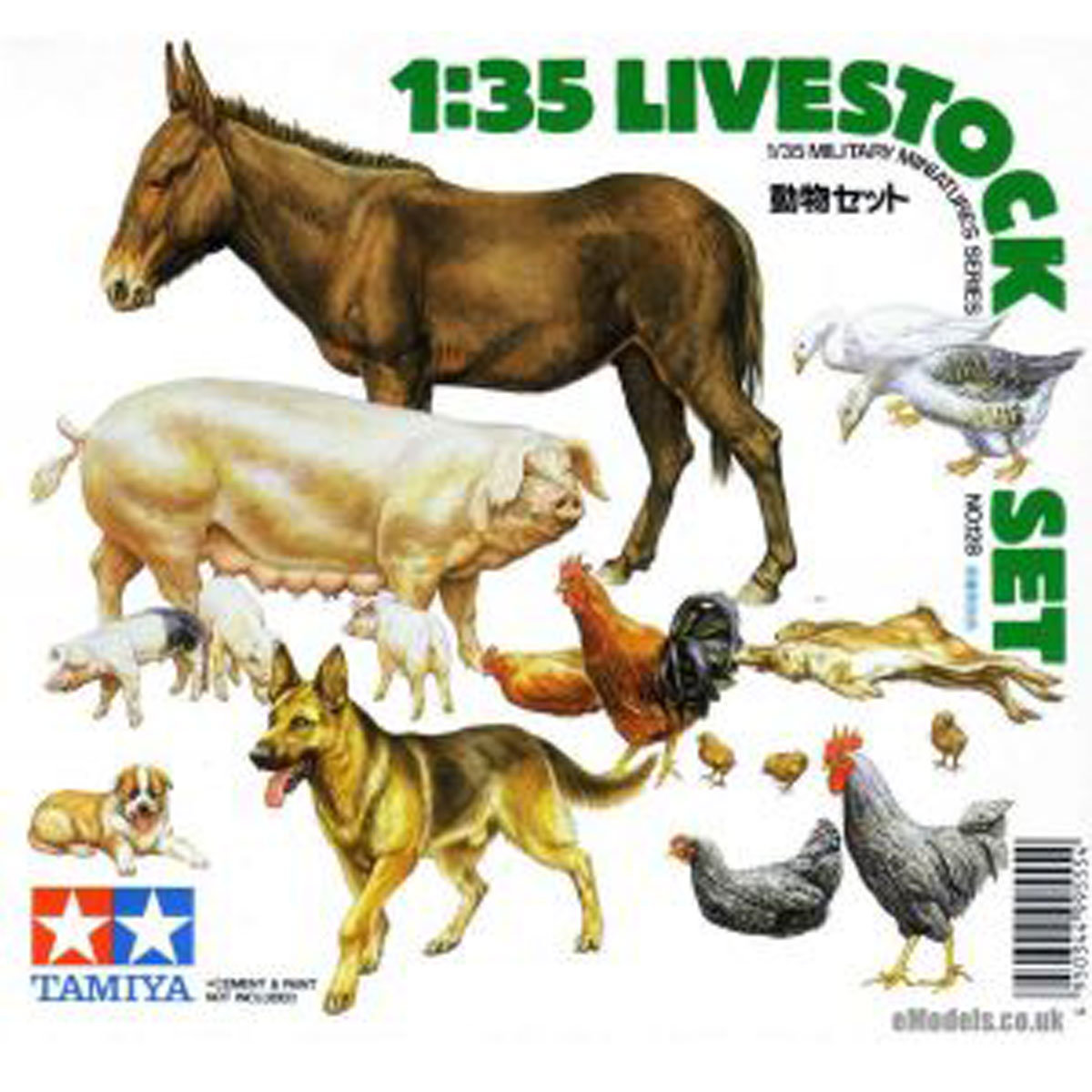 1/35 Livestock Tamiya 35128