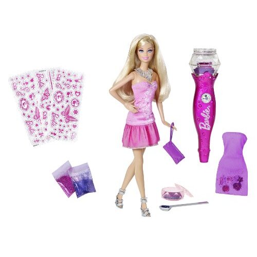 Barbie Loves glitter glam Vac and Doll