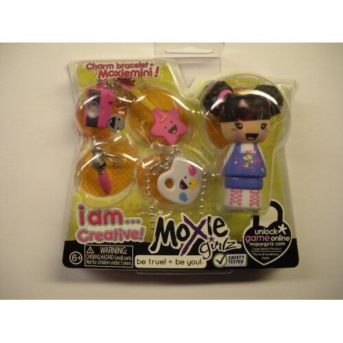 Moxie Girlz Charm Bracelet & Moxie Mini - I AM . . . CREATIVE