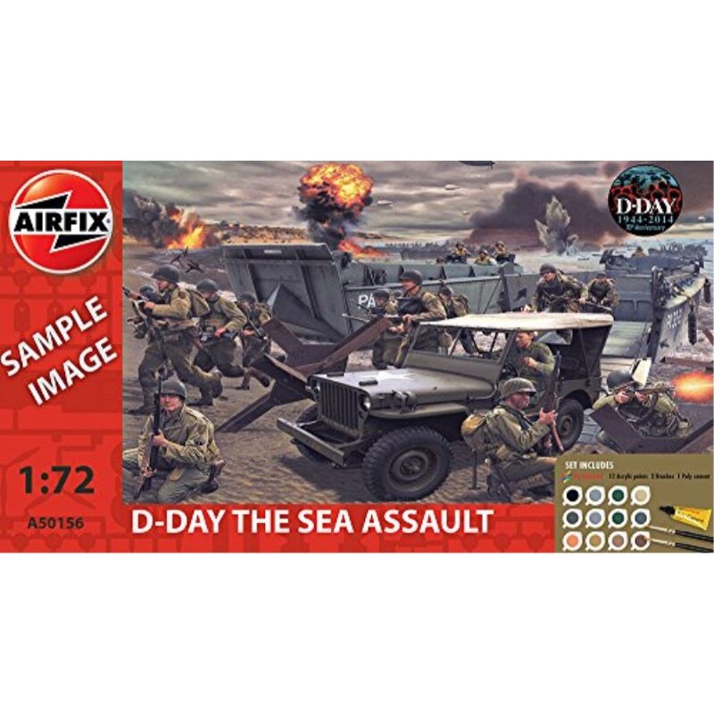 Airfix D-Day Sea Assault Gift Set (1:72 Scale)