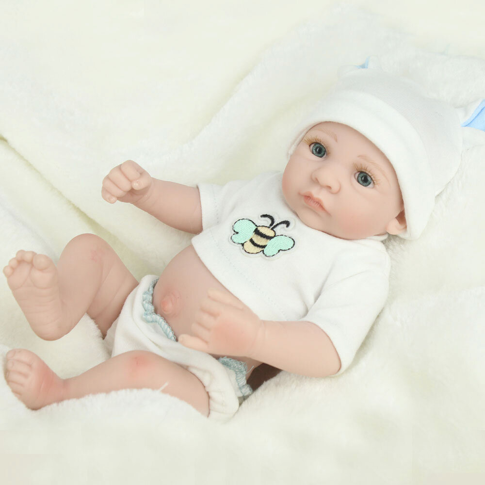 Handmade Reborn Newborn Baby Boy Doll Full Body Vinyl Silicone
