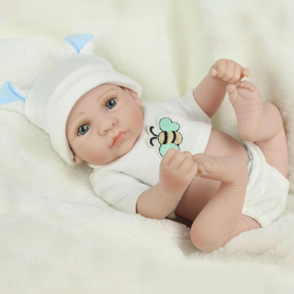 Handmade Reborn Newborn Baby Boy Doll Full Body Vinyl Silicone