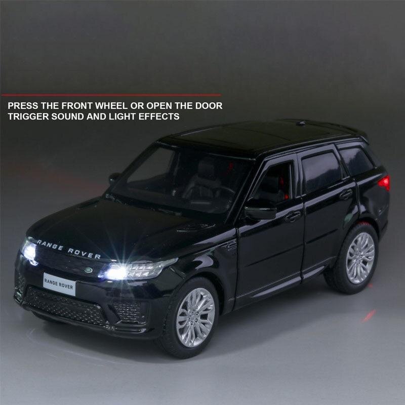 Alloy Car Land-rover Model Range Rover Sports Car Model Sound Light