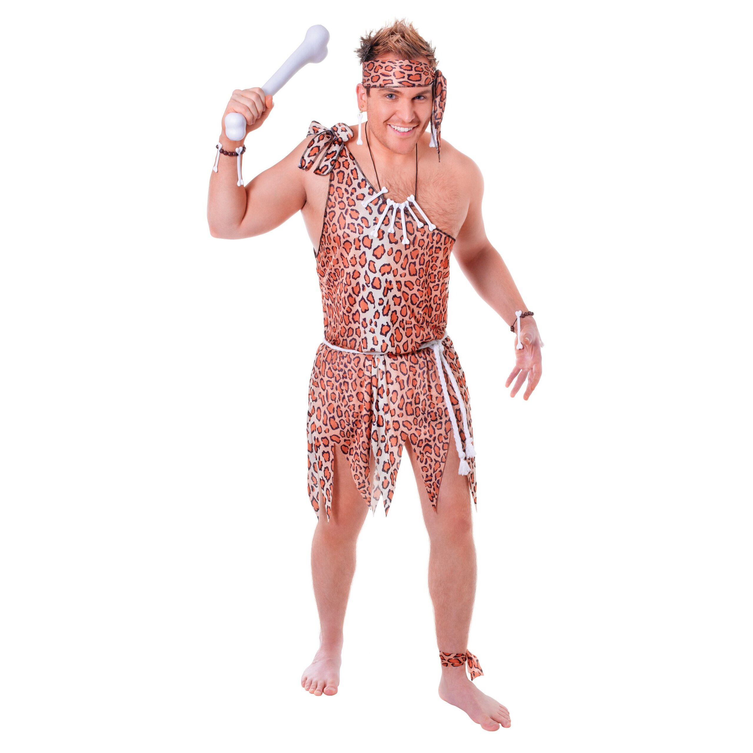 Official Forum AC011 Mens Cave Man Standard Adult Costumes Caveman
