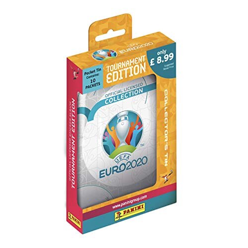 LIKE-NEW Panini UEFA Euro 2020 Sticker Collection Pocket Tin