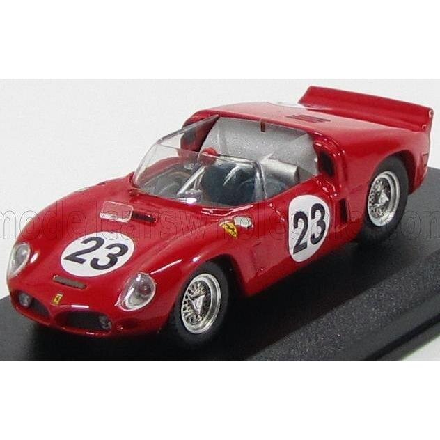 Art Model Ferrari Dino 245Sp Spider Team Scuderia Ferrari N 23 24H Le Mans 1961 W.Von Trips - R.Ginther Red  1:43