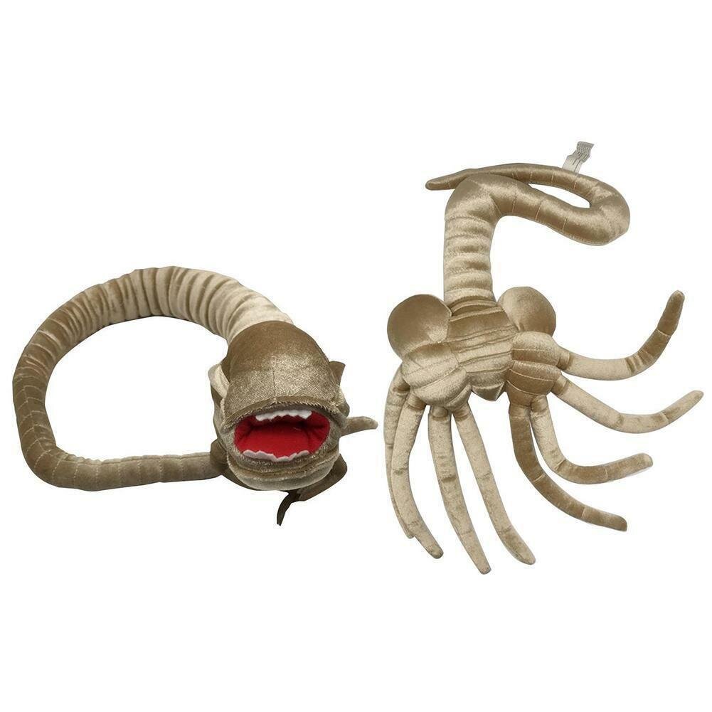 Alien Plush Facehugger & Chestburster Plush Stuffed Worm Doll Halloween Kids Toy