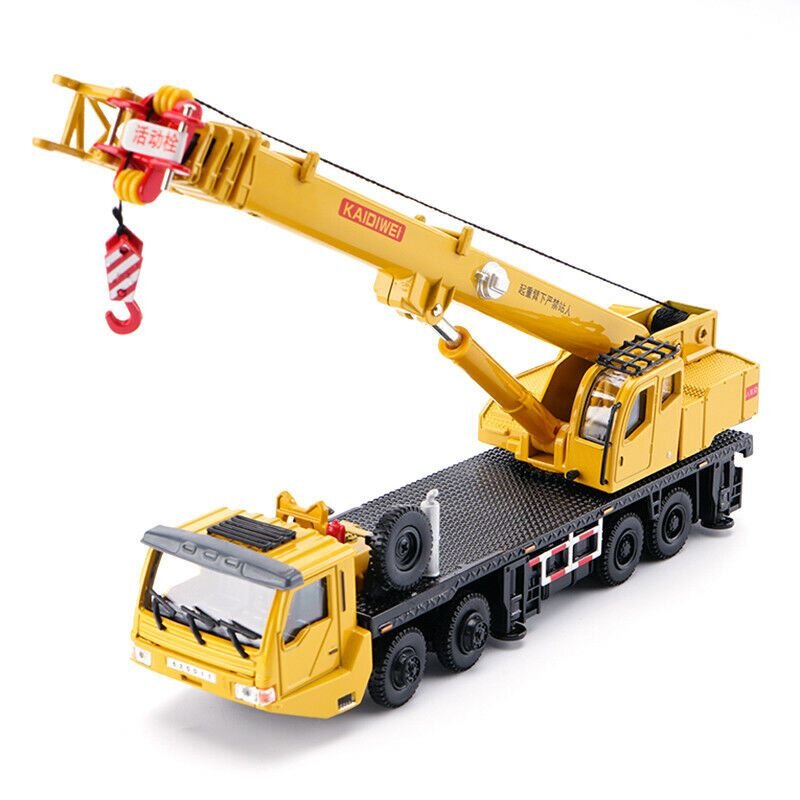 1:55 Scale Diecast Mega Lifter Crane Construction Vehicle Cars Model Kids Toys