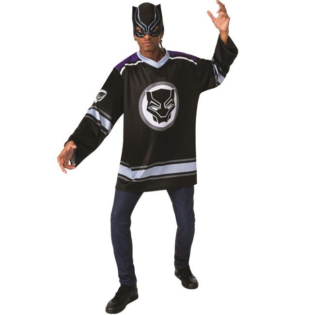 Black Panther 806428-XL Black Panther Hockey Jersey & Mask - Extra Large