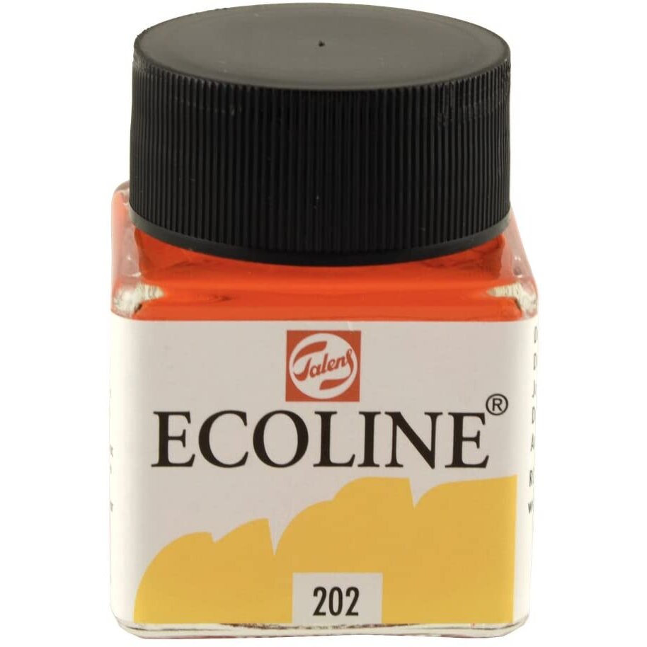 ECOLINE - PAINTING & DRAWING LIQUID WATERCOLOUR INK - DEEP YELLOW 30ml
