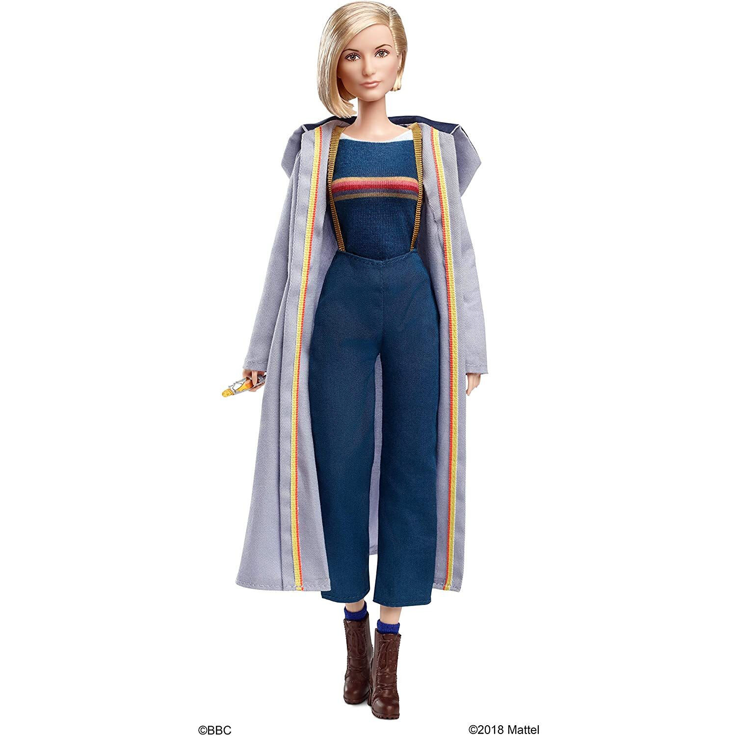 Barbie Collector FXC83 Doctor Who Doll with Sonic Screwdriver, Multicolour