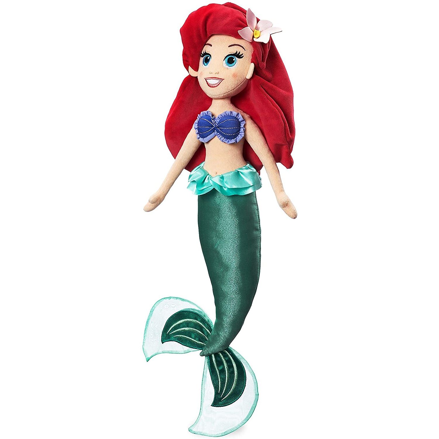 Disney Store Ariel Soft Toy Doll, The Little Mermaid, 58cm/22", Cuddly