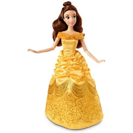 Princess Belle classic doll, Sparkles in her beautiful gown