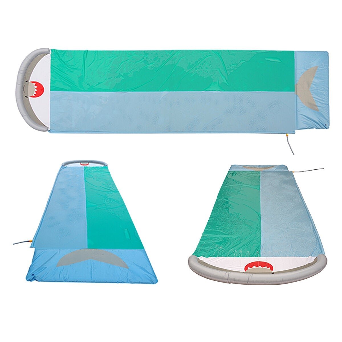 Summer watermelon/Shark Double Slipway Swiming Pool Play Mat