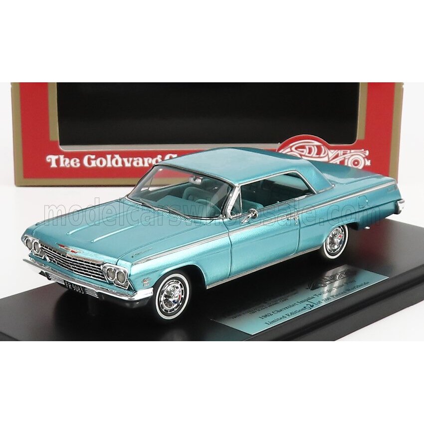 Goldvarg Chevrolet Impala Ss Hard-Top Closed 1962 Blue Poly - 1:43