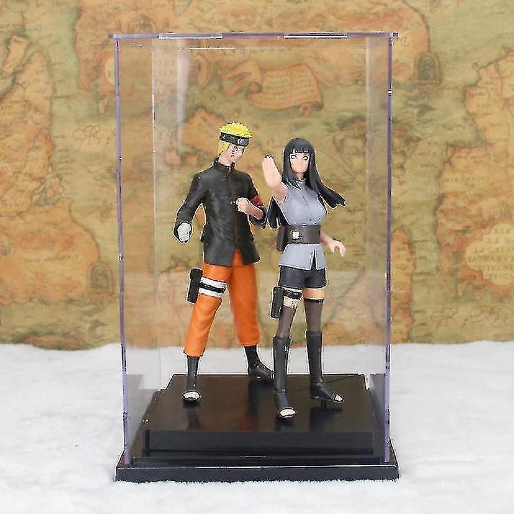 Naruto Anime Action Figure Toy Model Gift With Transparent Display Box Uzumaki Naruto Hatake Kakashi Uchiha Sasuke Collections