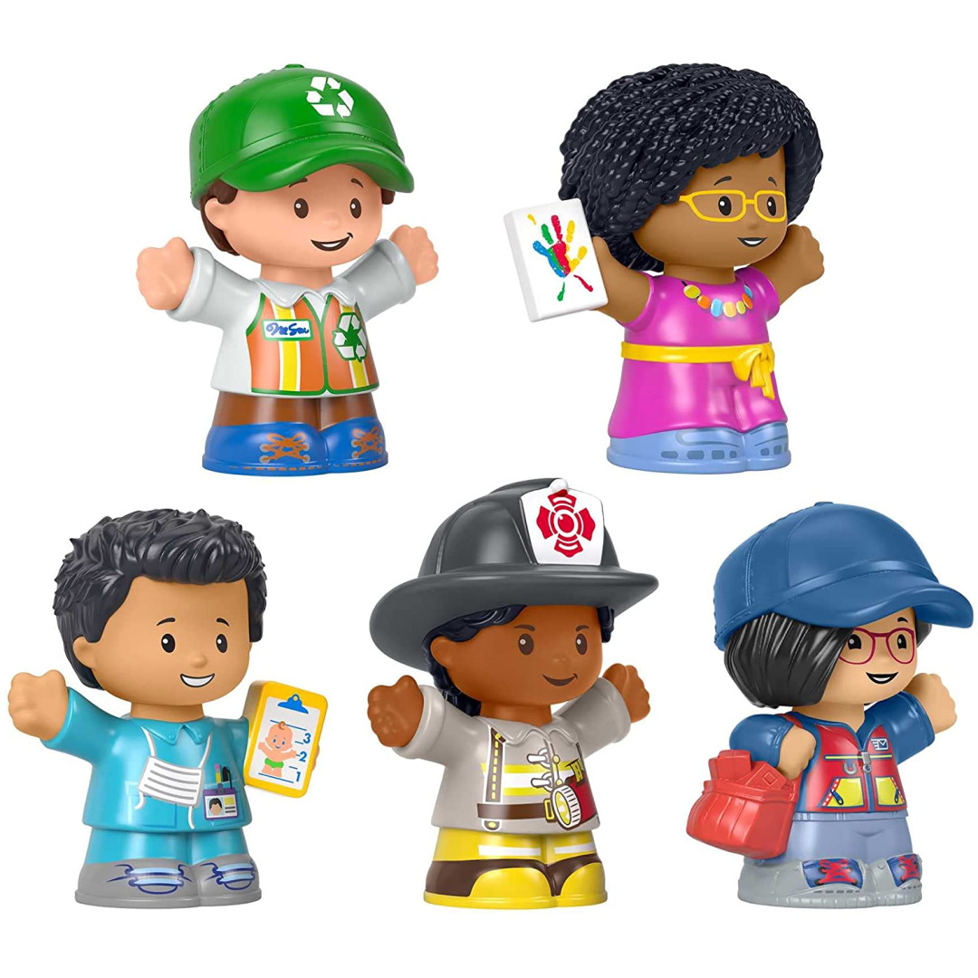 Fisher-Price Community Heroes Featuring 5 Characters Figures for Toddlers New