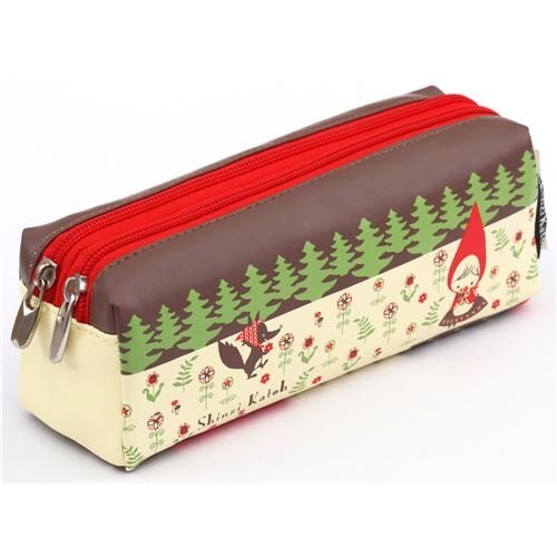 Shinzi Katoh colorful Little Red Riding Hood pencil case from Japan