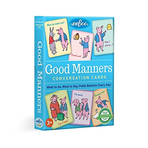 eeBoo Good Manners Conversation Flash Cards