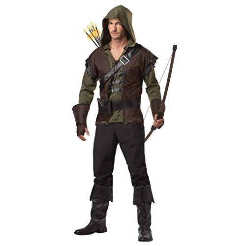 Mens Realistic Robin Hood Costume Large