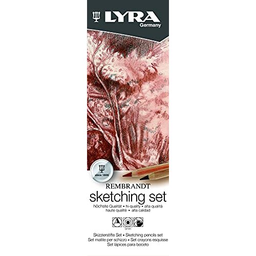 LYRA Rembrandt Art Specials, Fine Art Sketching Set, 6 Assorted Pencils, Ideal for Professionals & Students