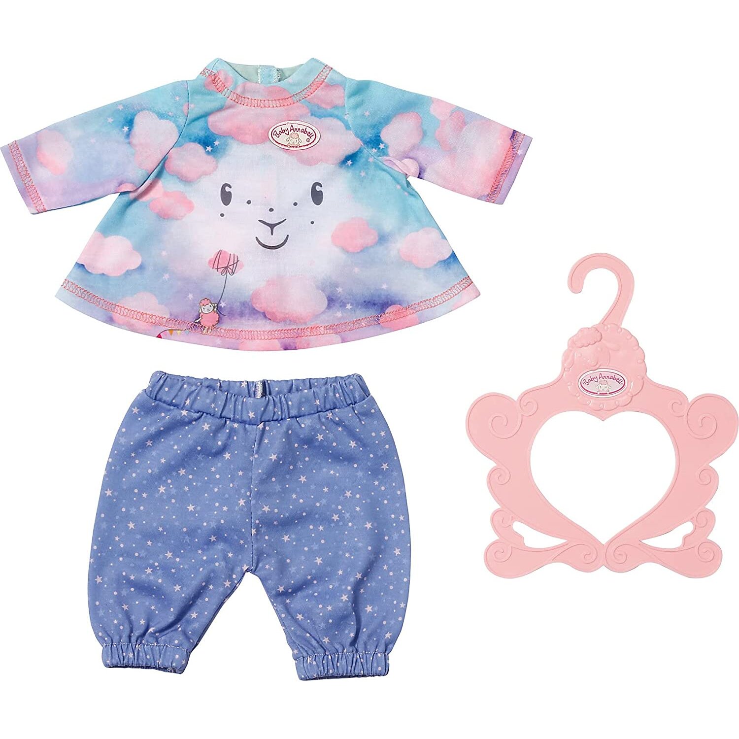 Baby Annabell Sweet Dreams Nightwear for 43 cm Dolls